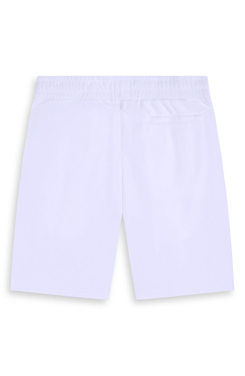Bugatchi Drawstring Terry Short, Alternate, color, White