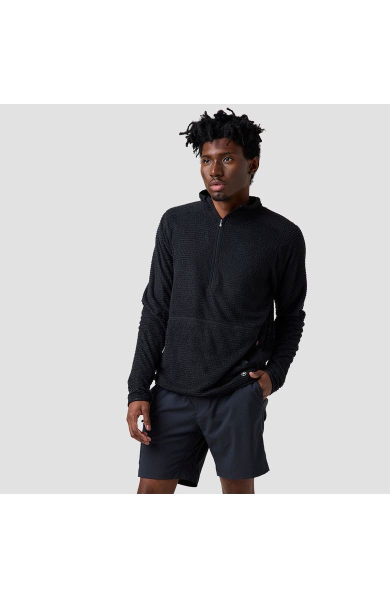 Backcountry Highliner Primaloft Air-Perm Fleece 1/4-Zip - Men's, Main, color, Black