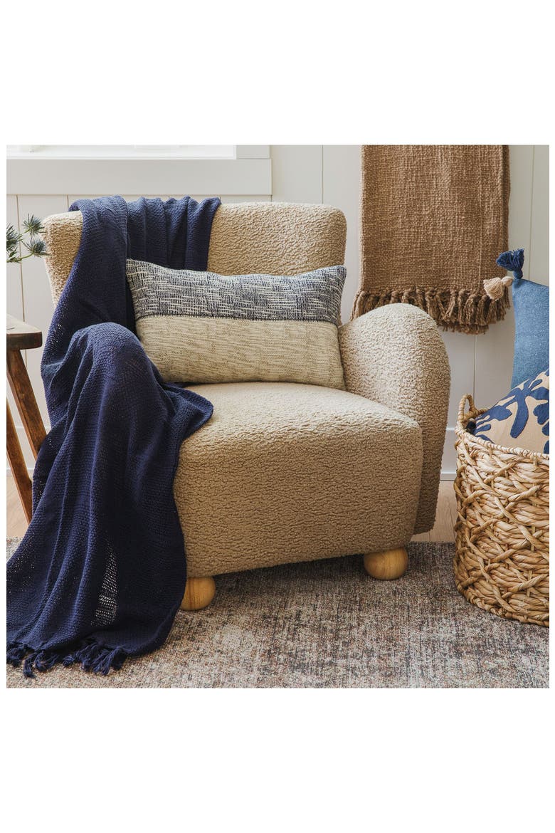 Deep Current Knit Throw Blanket, Alternate, color, DEEP CURRENT