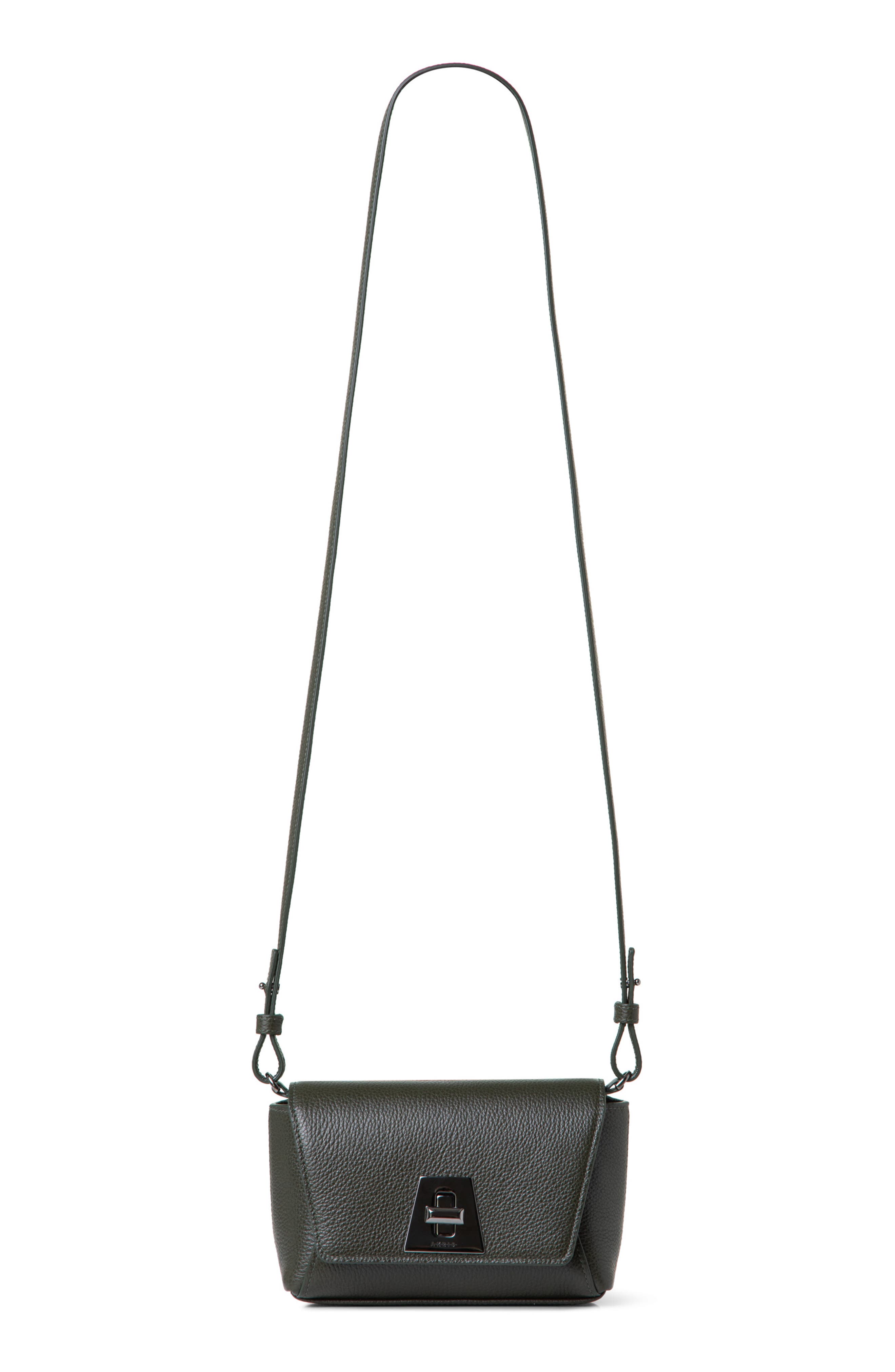 Akris Little Anouk Calfskin Crossbody Bag, Alternate, color, 