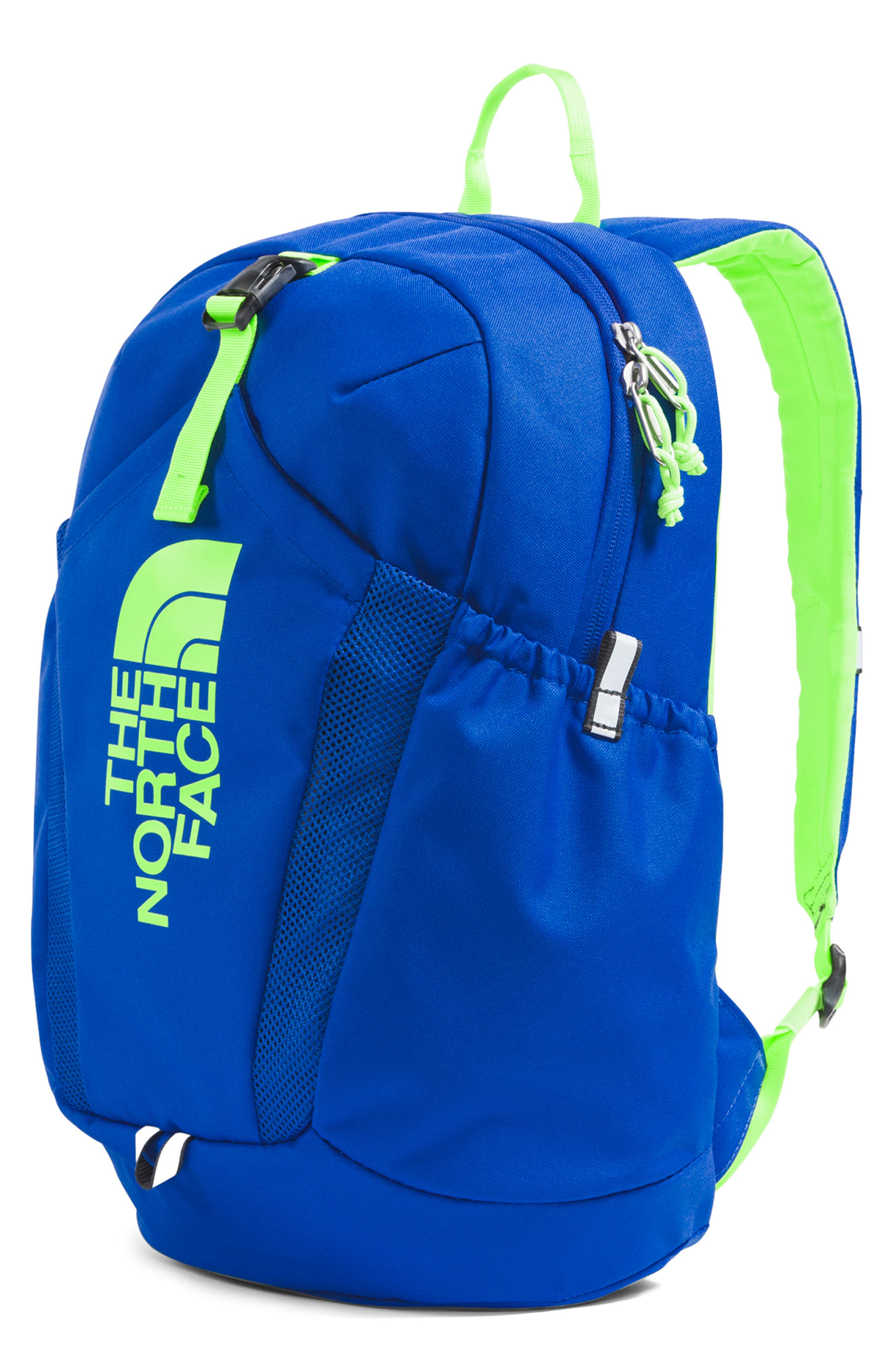 Kids' Youth Mini Recon Backpack, Alternate, color, TNF BLUE/ SAFETY GREEN
