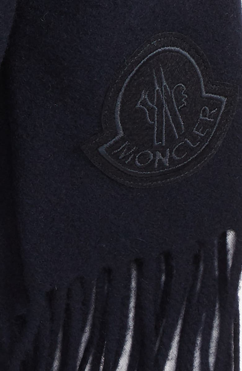 Moncler Sciarpa Wool Scarf, Alternate, color, 