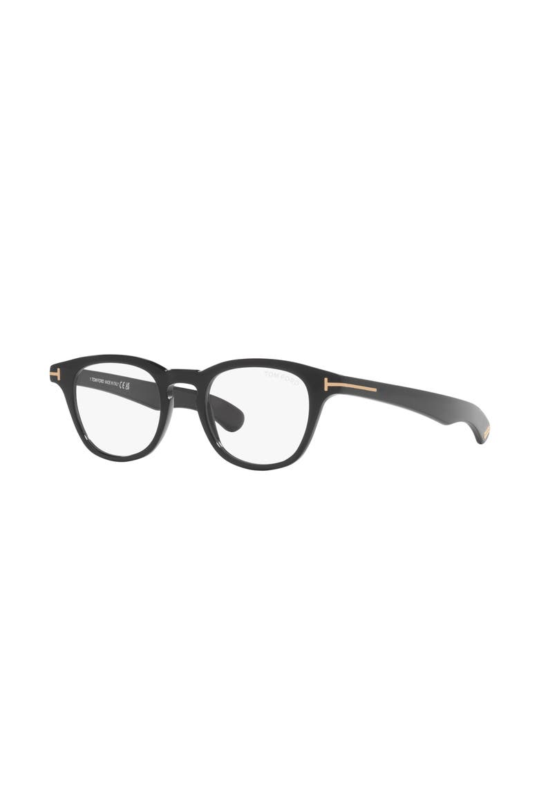 47mm Round optical glasses, Main, color, Black