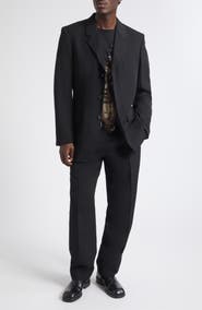 Yohji Yamamoto Gabardine Double Pleated Wide Leg Pants