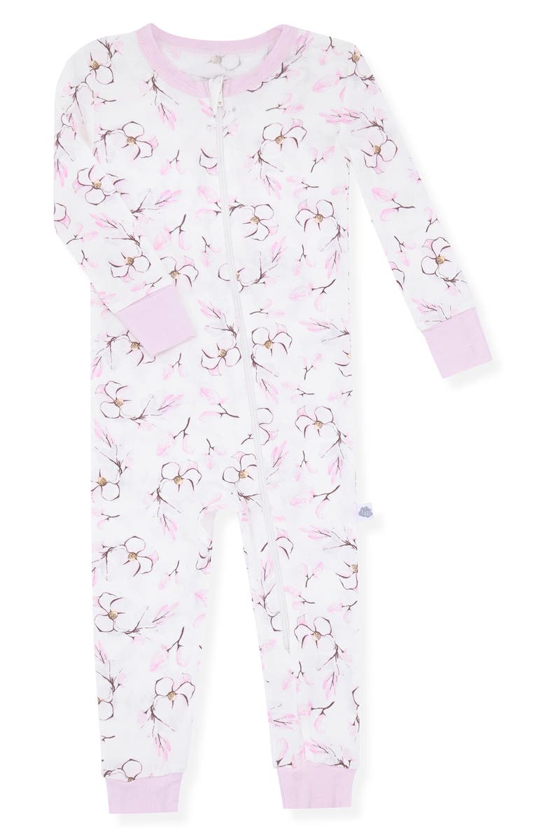 SLEEP ON IT Floral Fitted One-Piece Pajamas, Main, color,