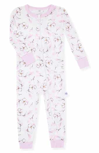 Floral Fitted One-Piece Pajamas