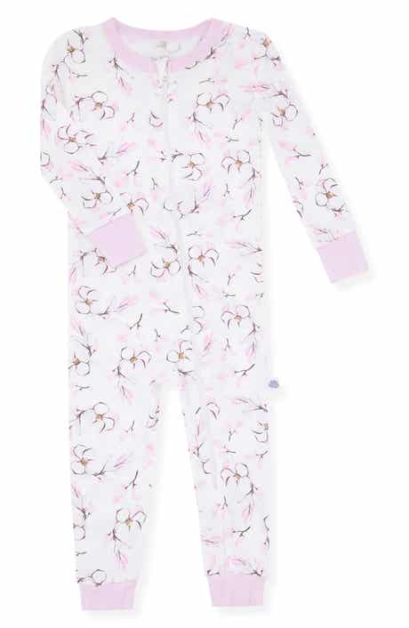 Floral Fitted One-Piece Pajamas