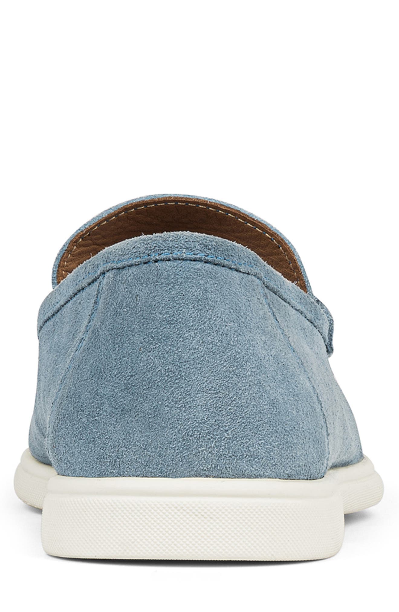 Clive Penny Loafer, Alternate, color, DENIM