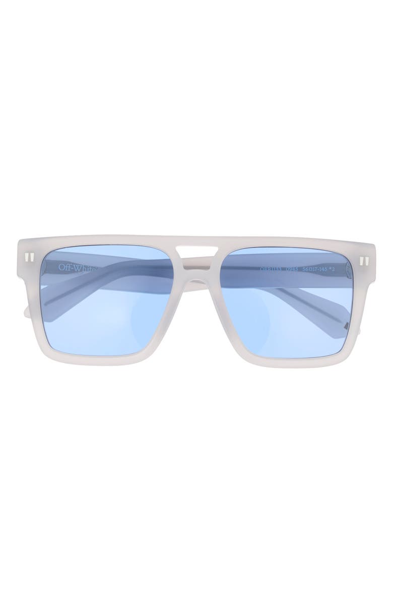 Off-White 56mm Springfield Shield Sunglasses, Main, color, 