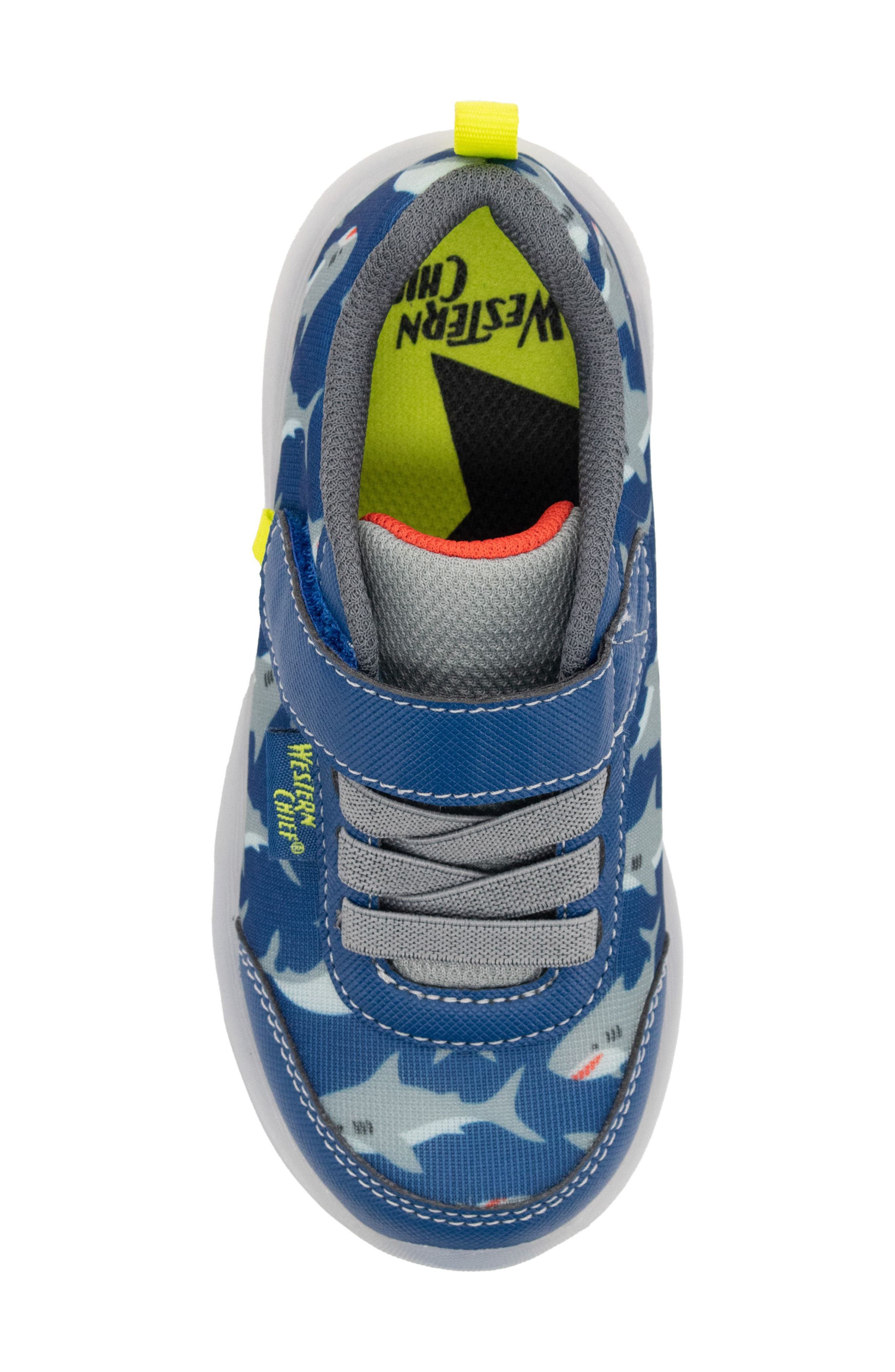 Western Chief Flash Feet Light-Up Sneaker, Alternate, color, Blue