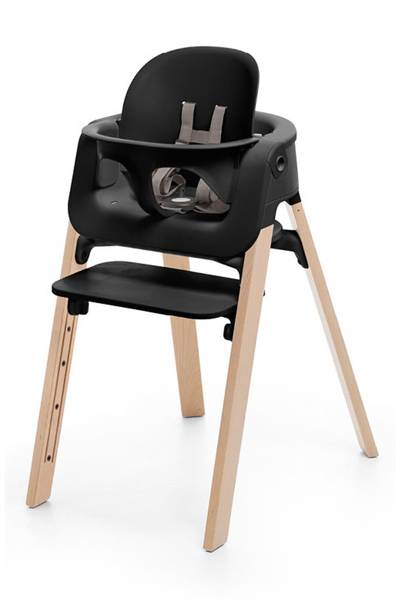 Steps™ Highchair, Main, color, BLACK / NATURAL