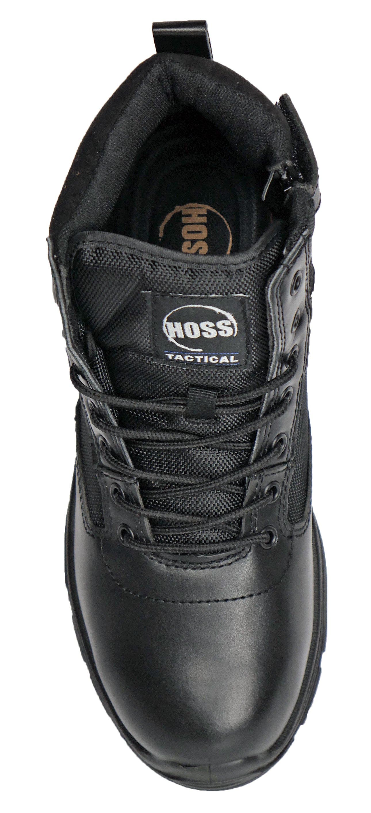 Hoss Boot Company HOSS Watchman 6 Inch Soft Toe Side Zip Work Boot, Alternate, color, Black