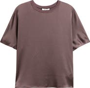 Reiss Lena Crewneck Silk T-Shirt