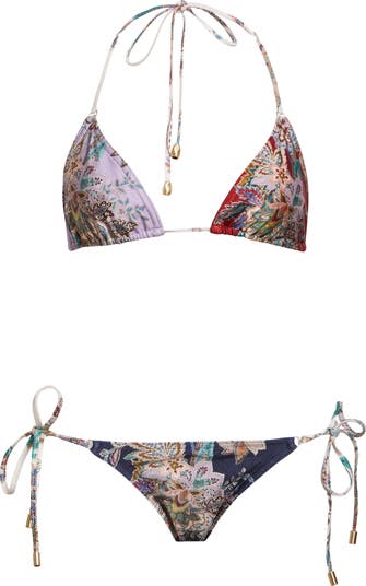【Zimmermann】Rhiannon paisley ruched swimsuit Rhiannon paisley ruched swimsuit in green - Zimmermann