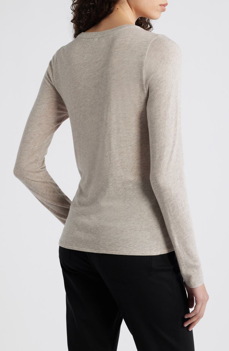Eileen Fisher Crewneck Top, Alternate, color, Dove