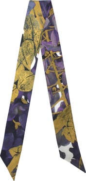 Annette Amoroso Purple Italian Silk Twilly