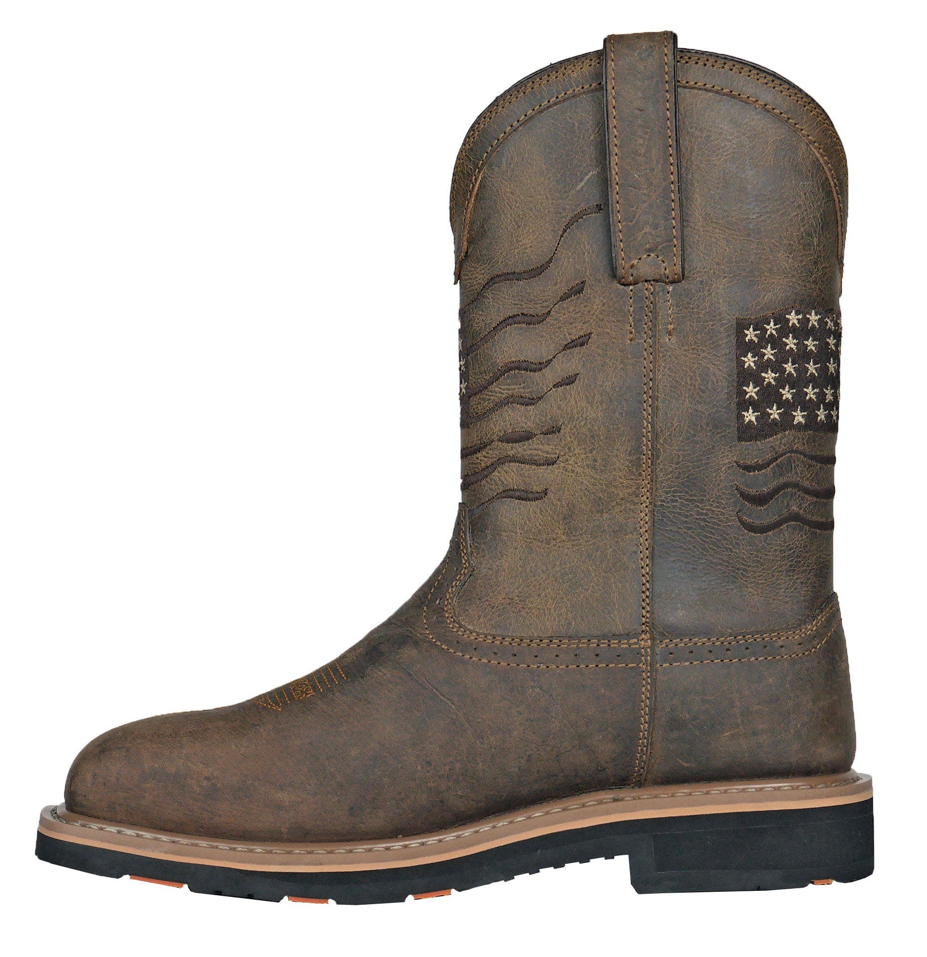 Hoss Boot Company HOSS Rushmore Composite Toe Work Boot, Alternate, color, Brown