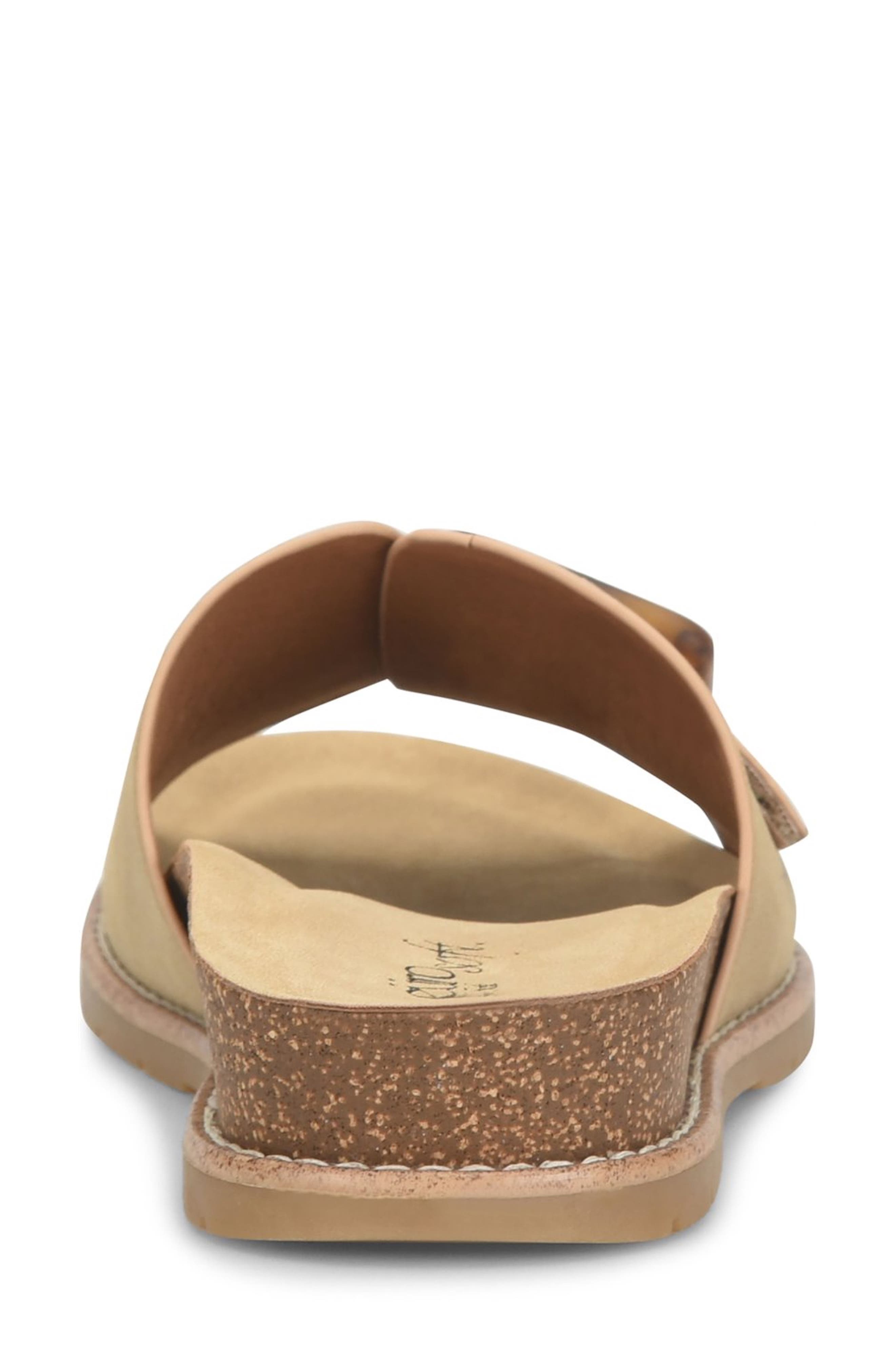 EUROSOFT Galilee Slide Sandal, Alternate, color, Clay