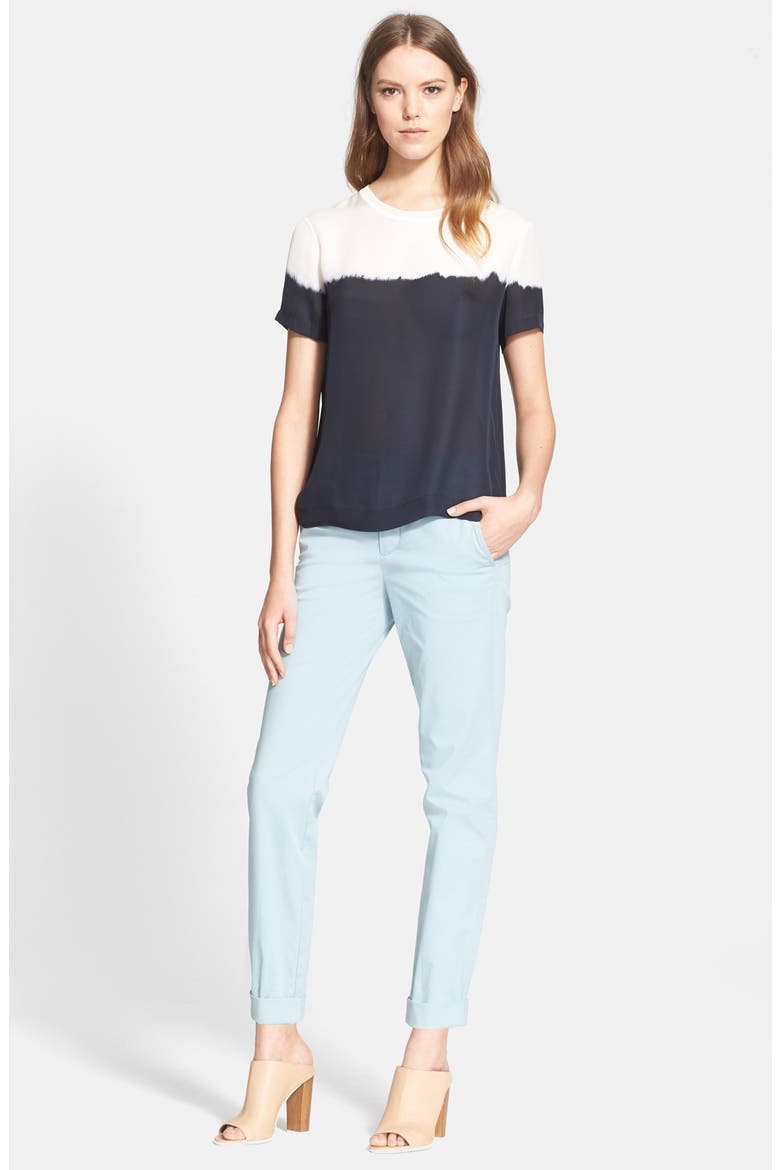 Boyfriend Trousers, Alternate, color, STREAM