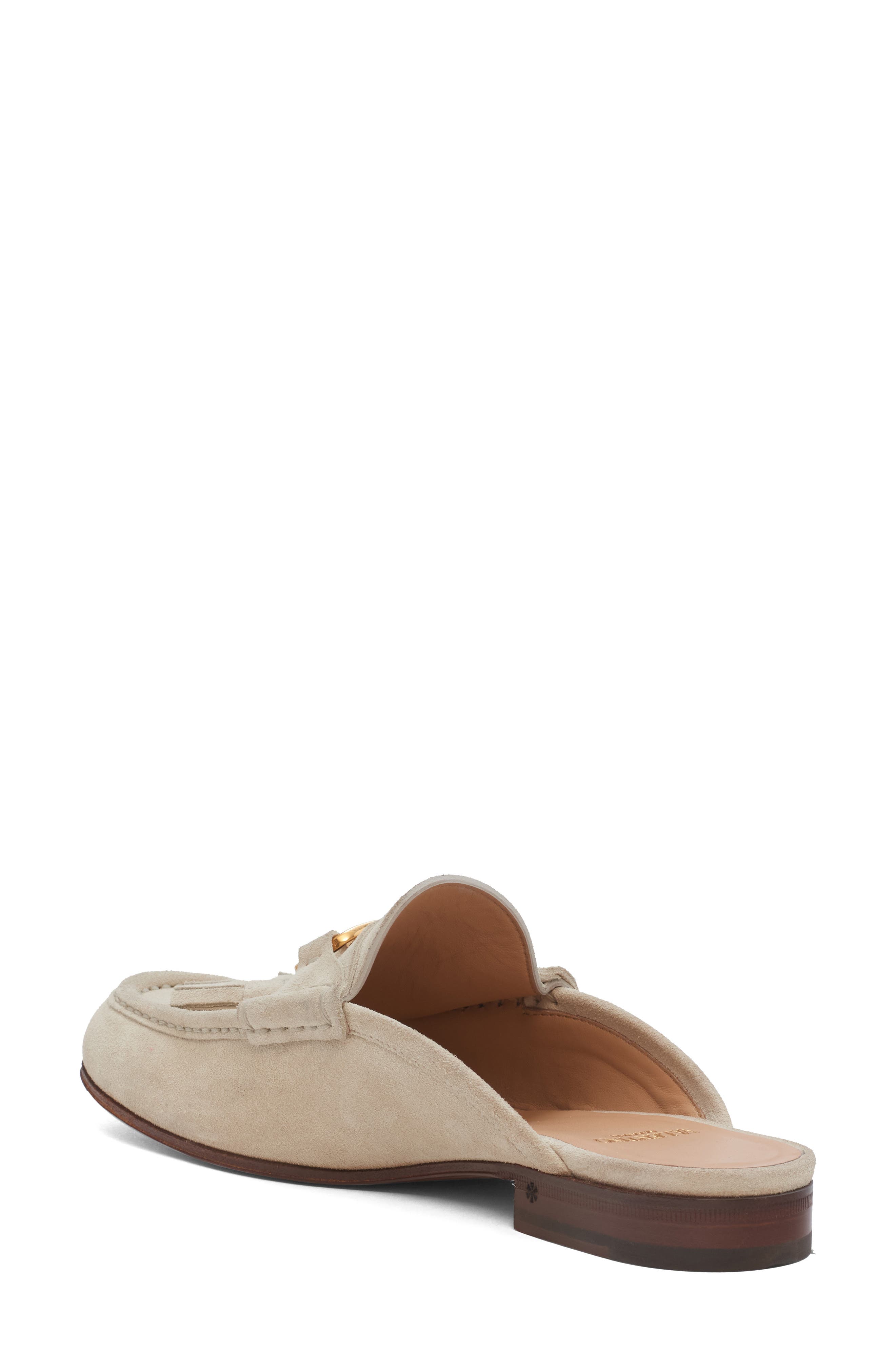 Valentino Garavani VLOGO Tassel Loafer Mule, Alternate, color, Geyser