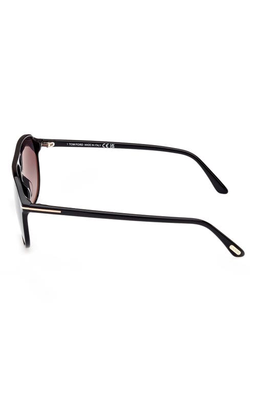 Tom Ford Bruce 61mm Navigator Sunglasses In Black