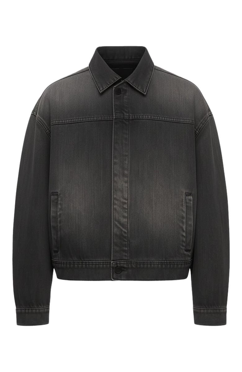 Blvck Gradient Denim Jacket, Alternate, color, Black