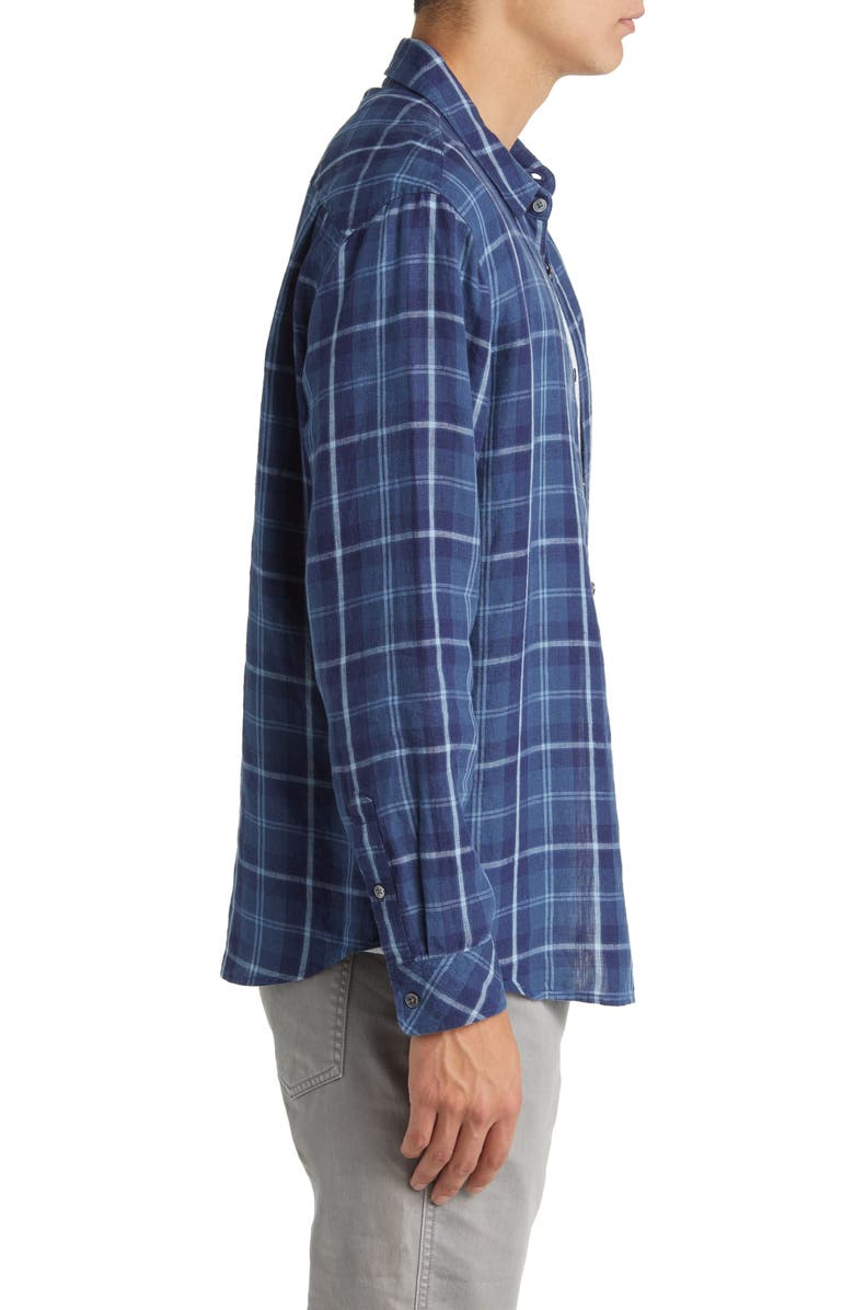 Rails Havana Plaid Linen Button-Up Shirt, Alternate, color, 