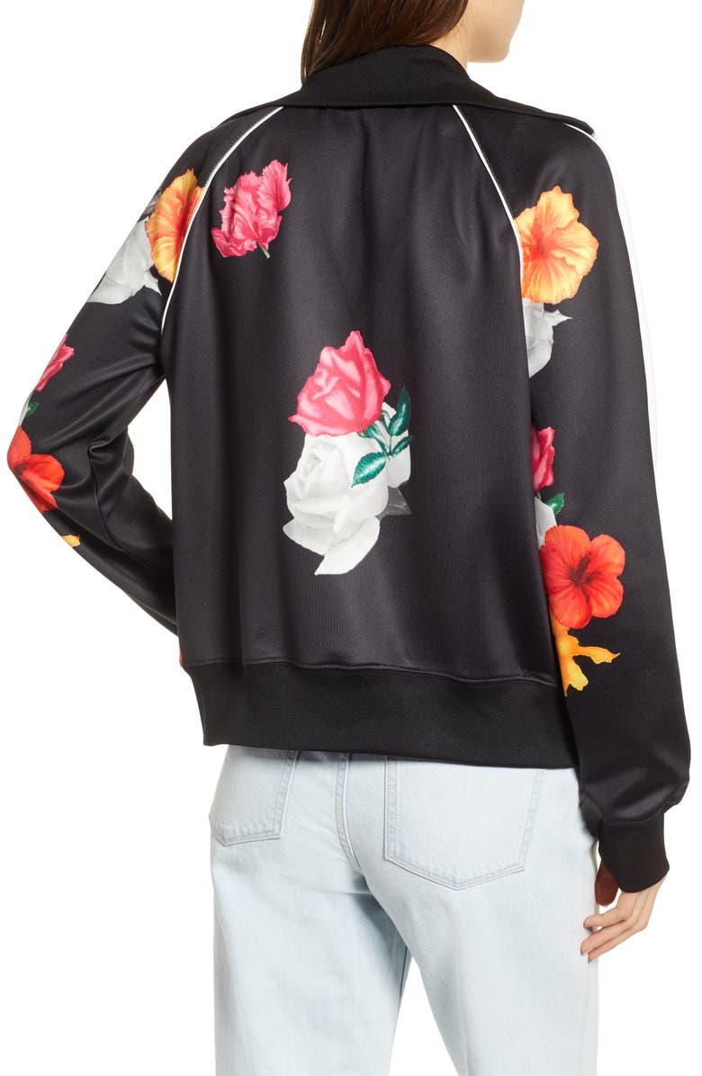 Pam & Gela Floral Track Jacket, Alternate, color, 