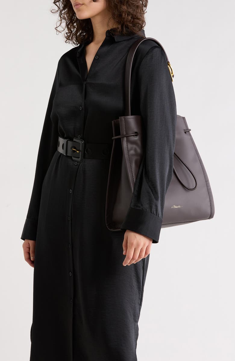 3.1 Phillip Lim Hudson Market Tote, Alternate, color, Chocolate