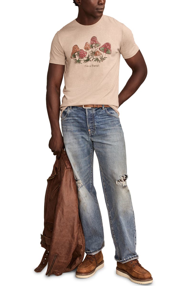 Lucky Brand Fungi Graphic T-Shirt, Alternate, color, Aluminum