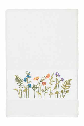 Linum Home Textiles Serenity Embellished Bath Towel - White