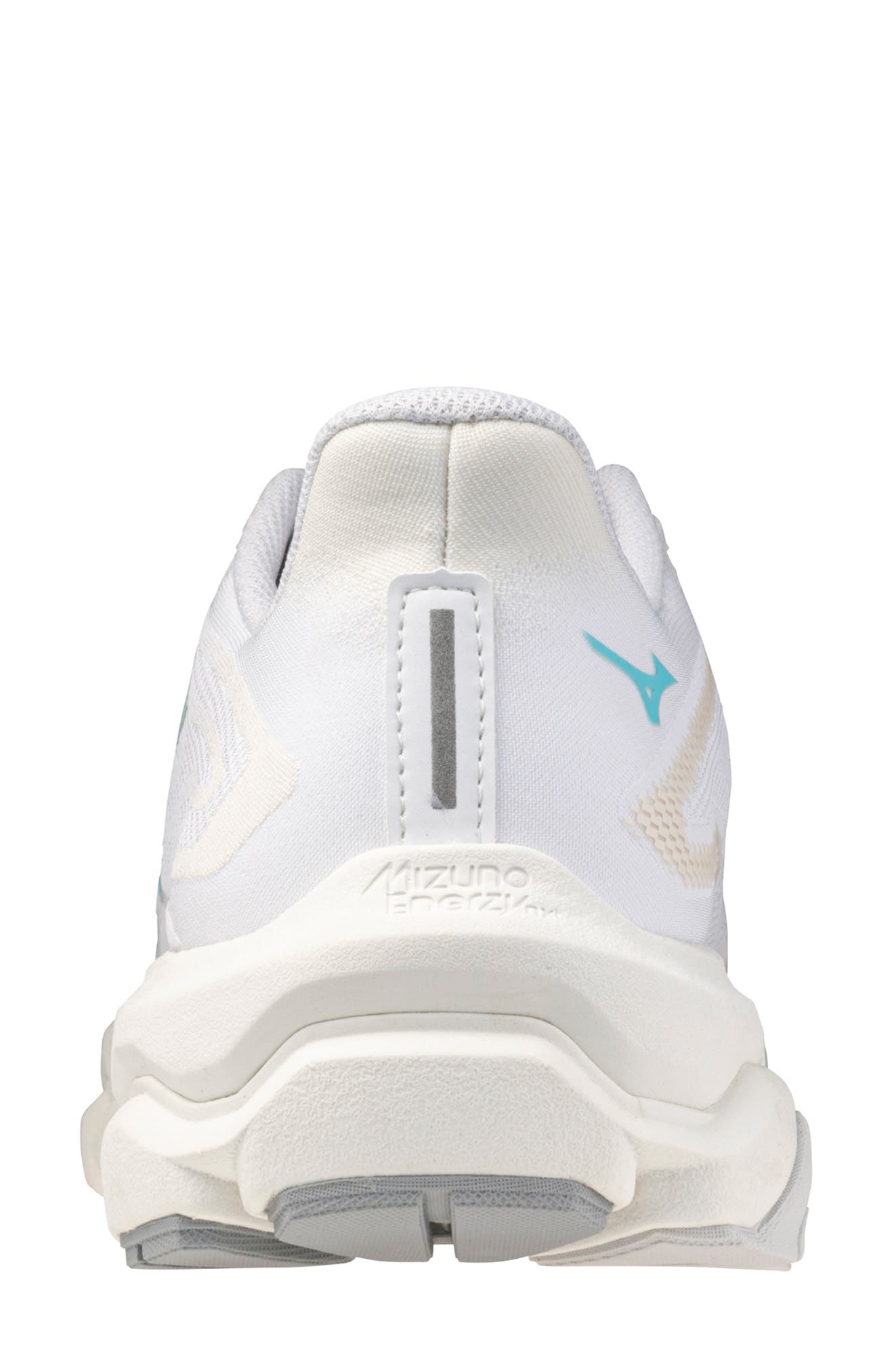 Mizuno <p>Wave Horizon 8 Running Shoe (Women) </p>, Alternate, color, White-Tanager Turquoise