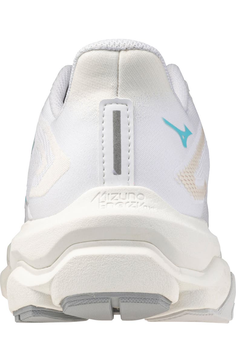 Mizuno <p>Wave Horizon 8 Running Shoe (Women) </p>, Alternate, color, White-Tanager Turquoise