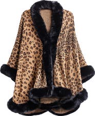 SAACHI Faux Fur Cheetah Topper