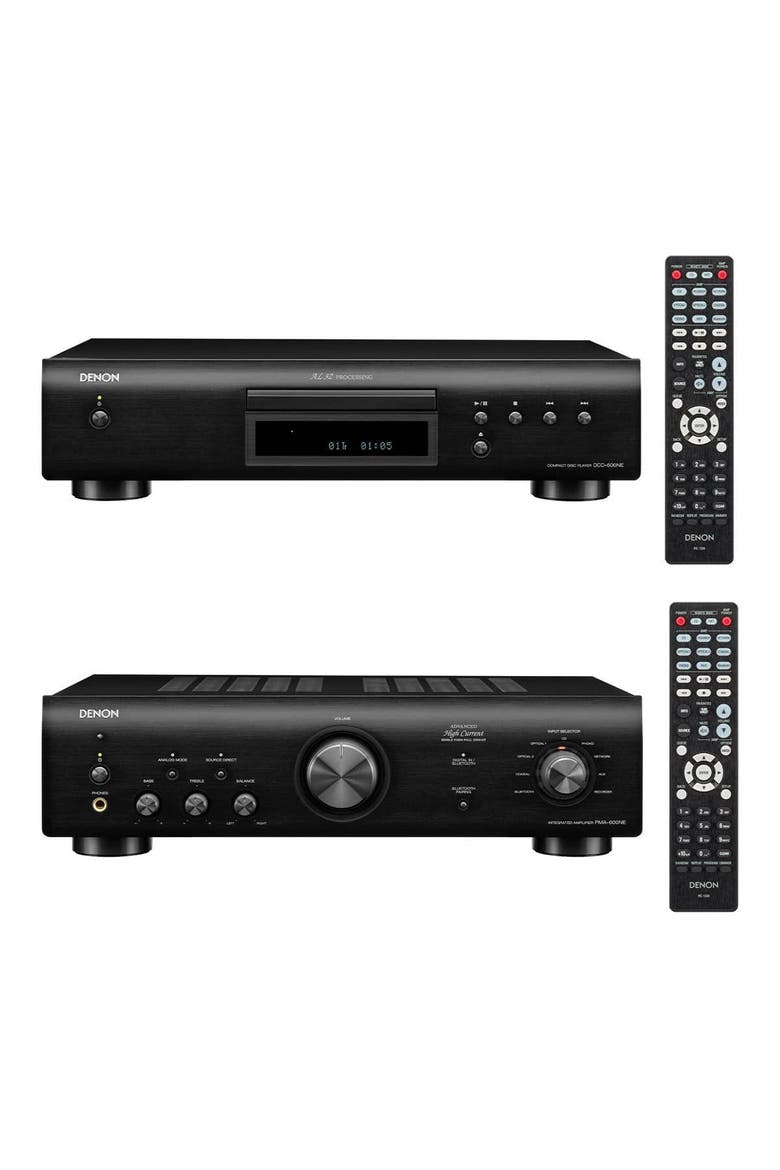 DCD-600NE CD Player with PMA-600NE 2 Channel 70W Integrated Amplifier with Bluetooth, Main, color, Black