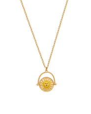 Fable England Sun & Moon Spinner Necklace
