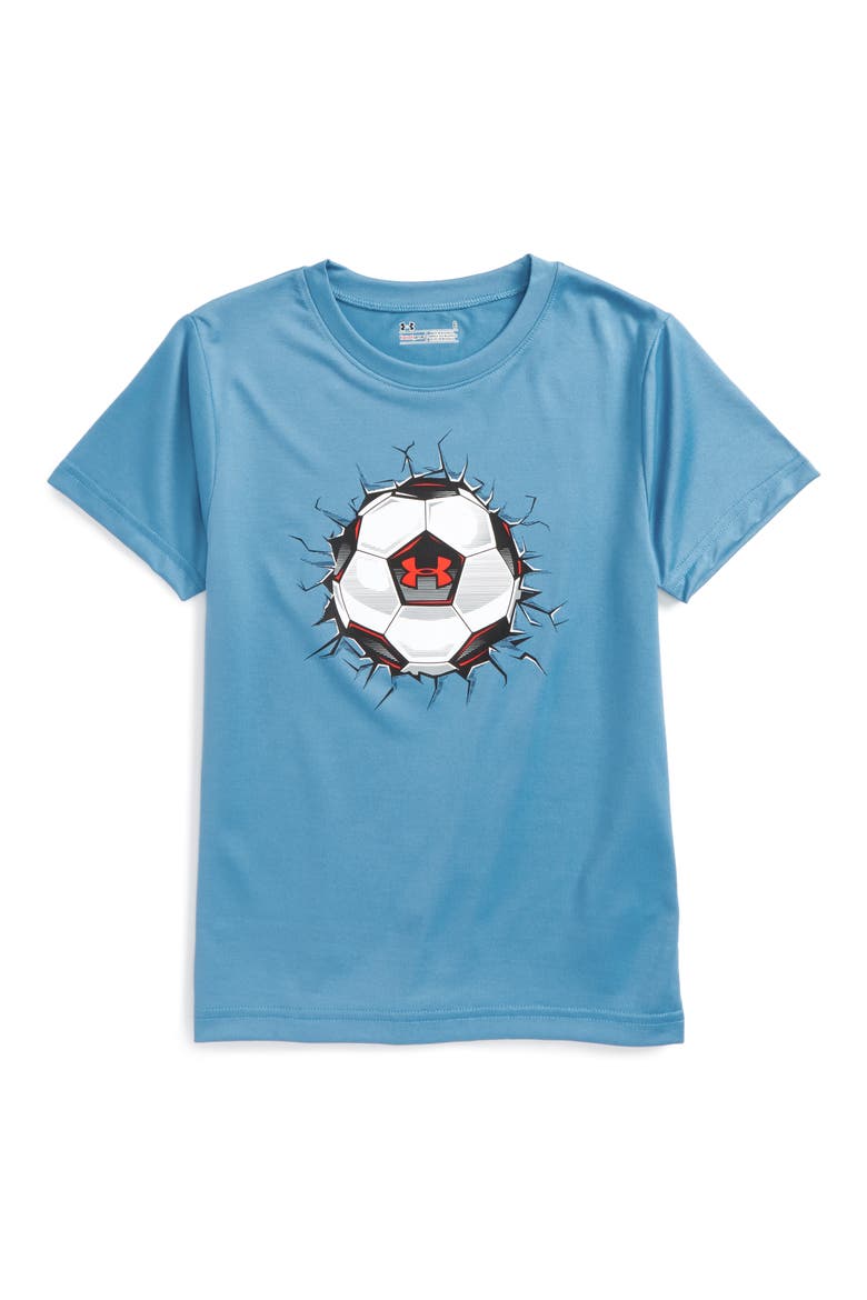 Soccer Smash HeatGear® T-Shirt, Main, color, CHICAGO BLUE