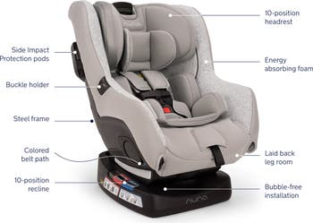 RAVA<sup>™</sup> Flame Retardant Free Convertible Car Seat<br>