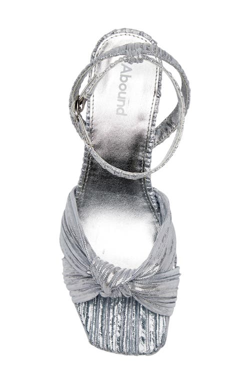 Abound Diana Kitten Heel Sandal In Silver Metallic