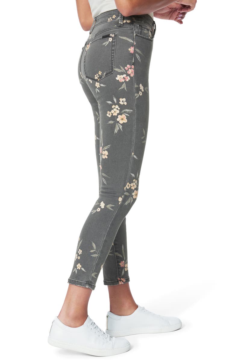 Joe's The Charlie High Waist Ankle Skinny Jeans, Alternate, color, Painted Blossoms -