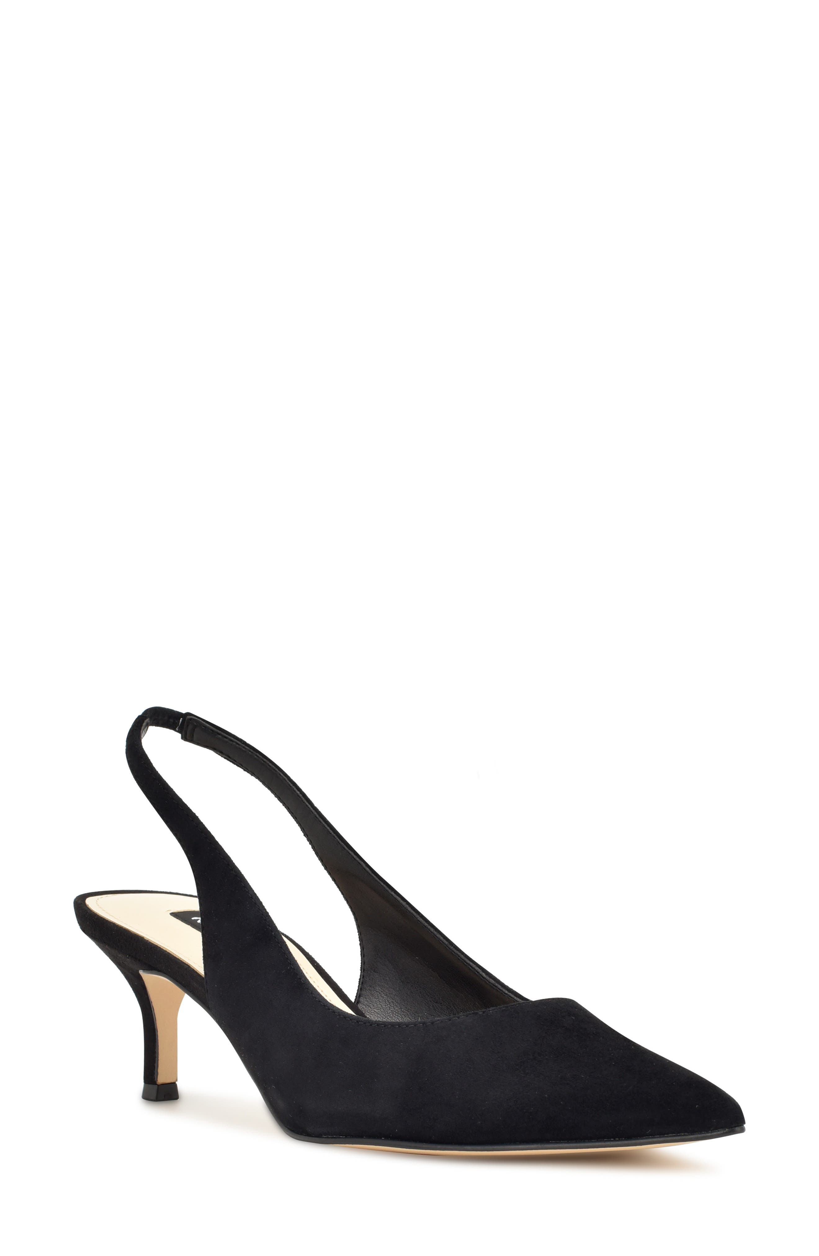 Nine West Nataly Slingback Pointed Toe Pump, Main, color, 