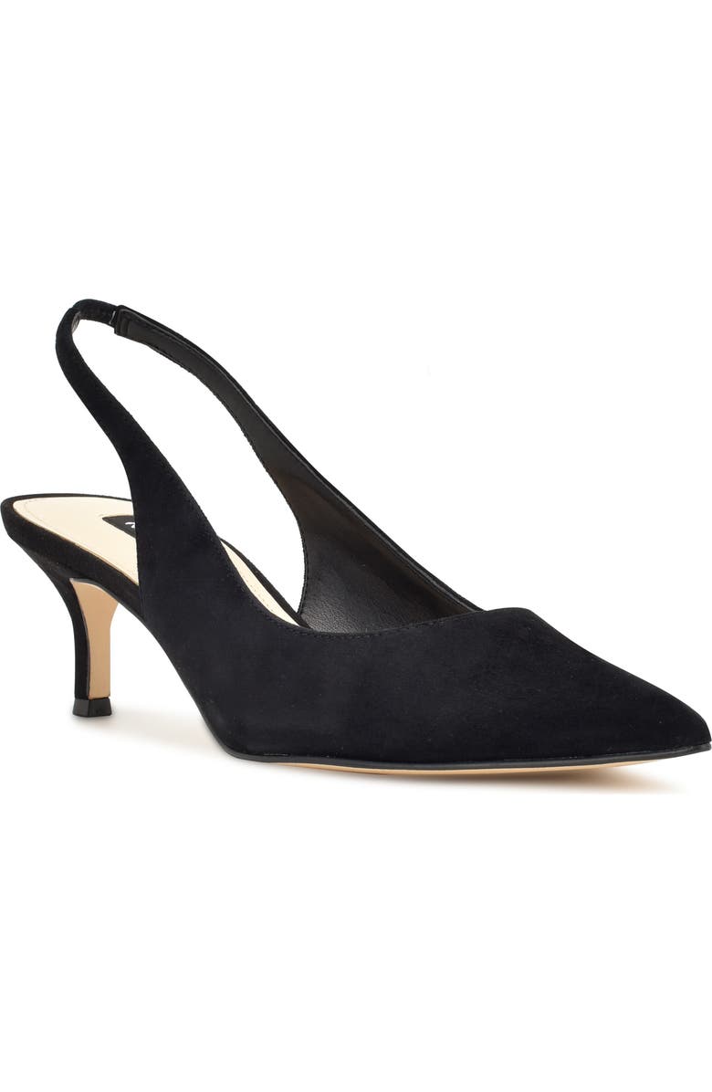 Nine West Nataly Slingback Pointed Toe Pump, Main, color,