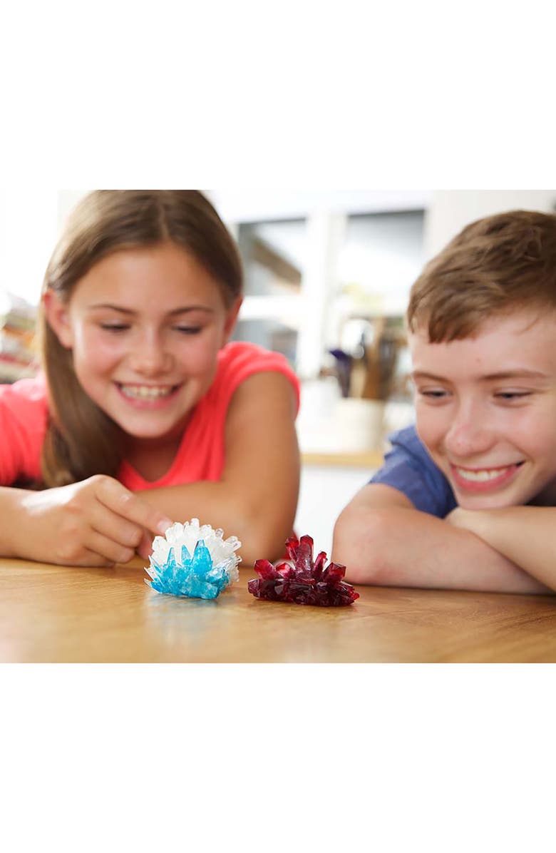 4M Crystal Growing Craft Kit, Create 3 Crystals, Alternate, color, Multicolored