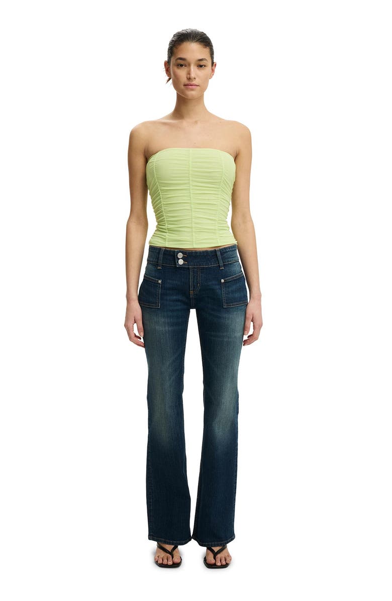 Cotton On Women's Cara Corset Bandeau, Alternate, color, Frosted Lime