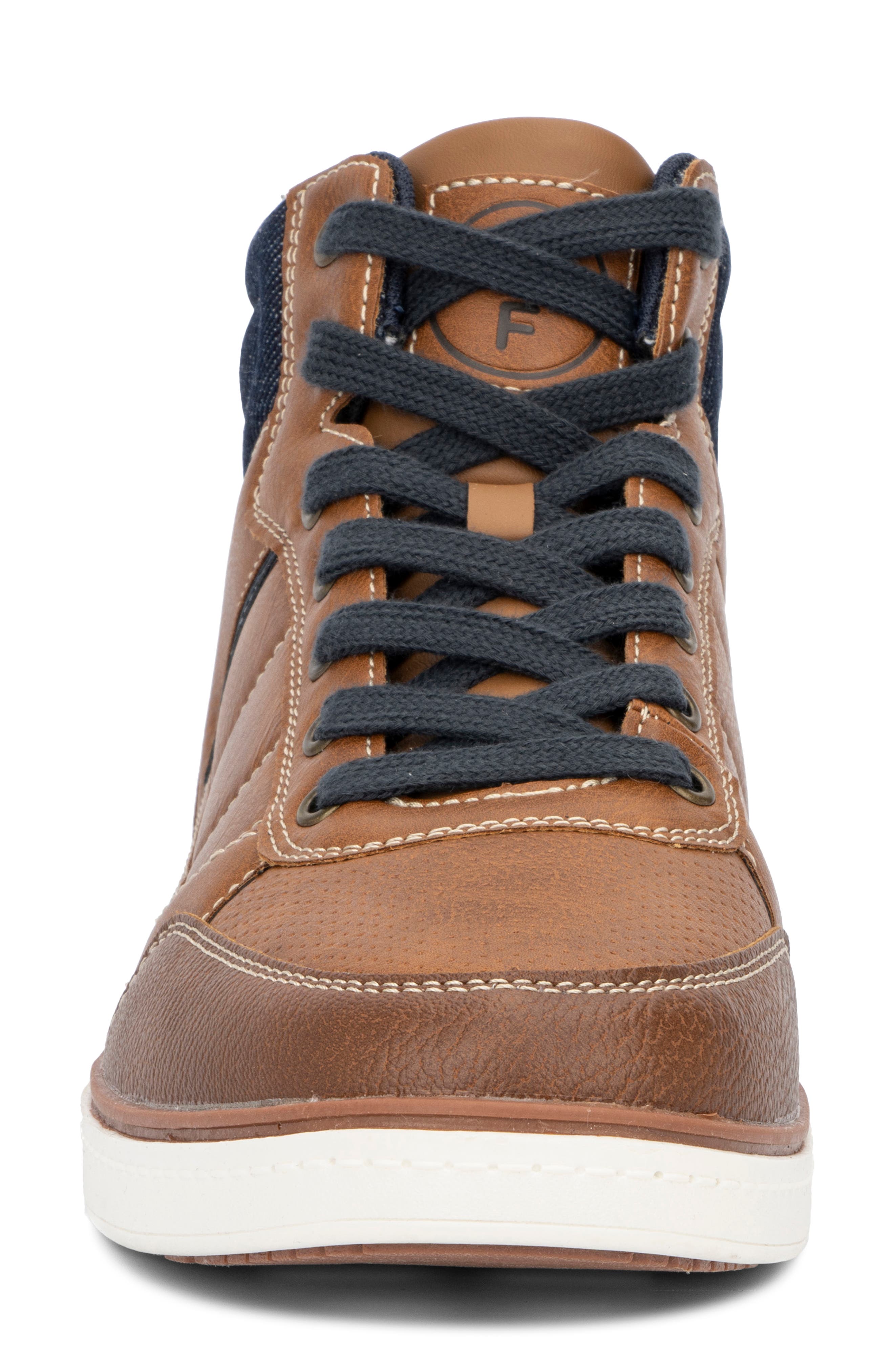 RESERVE FOOTWEAR Deion Mid Sneaker, Alternate, color, Cognac