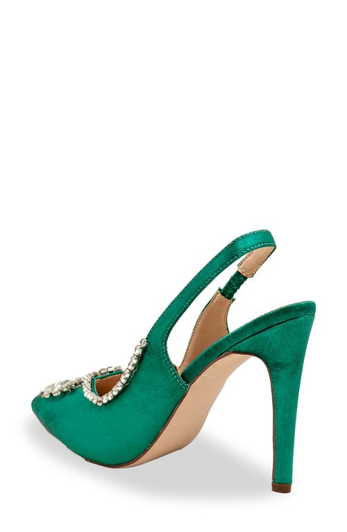 Chase & Chloe Chase And Chloe Halston Crystal Slingback Pump