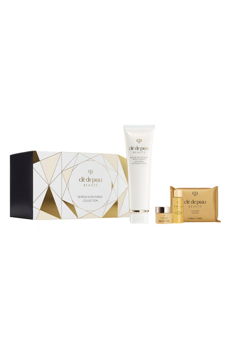 Clé de Peau Beauté Refresh & Recharge Collection Skin Care Set USD $126 Value, Main, color, 