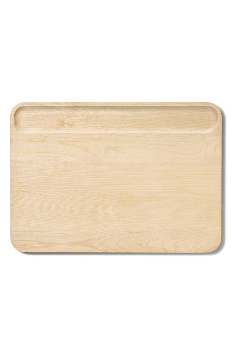 CARAWAY Large Birch Cutting Board, Main, color, Brown