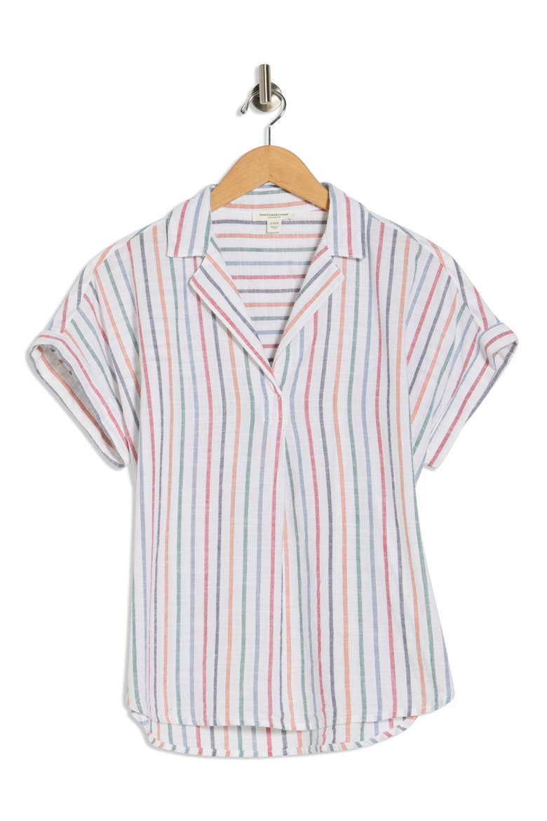 Leyton Stripe Top, Alternate, color, TOPANGA