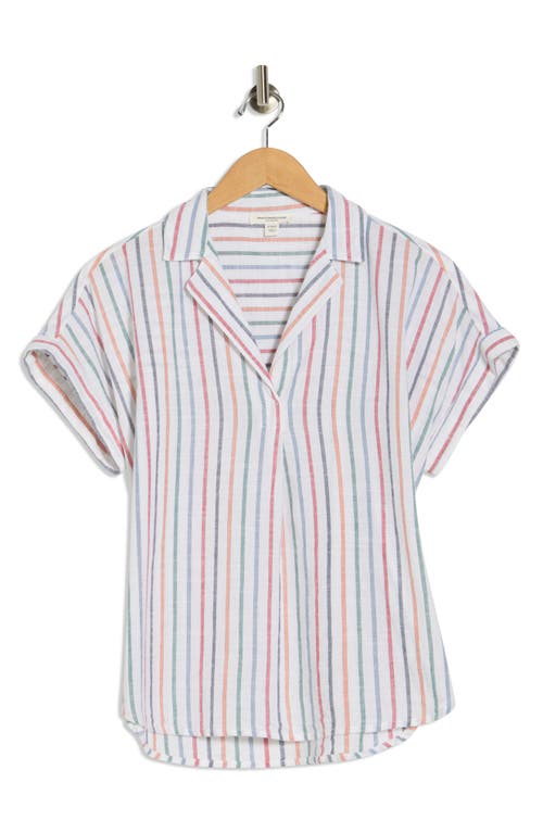 Beachlunchlounge Leyton Stripe Top In Multi